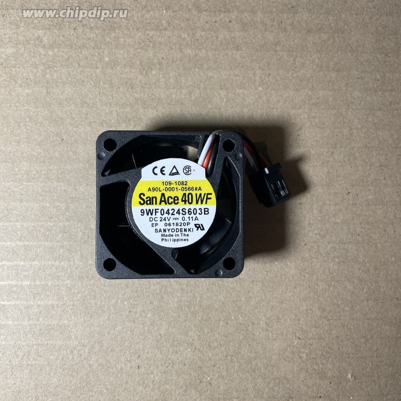 doc021104893 8035599423 Вентилятор SanAce40WF 9WF0424S603B DC 24V 0.11A (A90L-0001-0566#A) 109-1082 40x20 3pin () Hirschmann — изображение 1