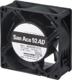 8002725656 9AD0901M121, San Ace 9AD Series Axial Fan, 100 → 240 V ac, AC Operation, 70.8m³/h, 3W, 60mA Max, 92 x 92 x 38mm Hirschmann