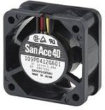 8013282532 Вентилятор Sanyo Denki 109P0412H601 40X20MM 12VDC 1.32W 0.110A 3pin Hirschmann — изображение 5