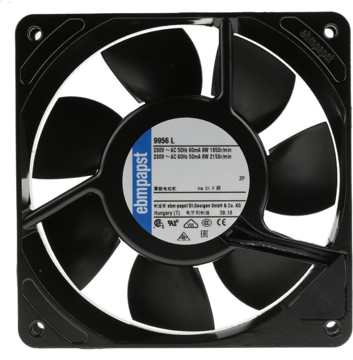 8049470715 Вентилятор Ebmpapst 9956L 230V 50/60Hz 60/50mA 9/8W 119X25 Kлемма Hirschmann — изображение 2