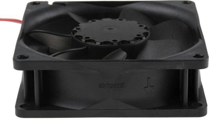 8009100740 8412NG, 8400 N Series Axial Fan, 12 V dc, DC Operation, 69m³/h, 2W, 167mA Max, 80 x 80 x 25mm Hirschmann — изображение 3