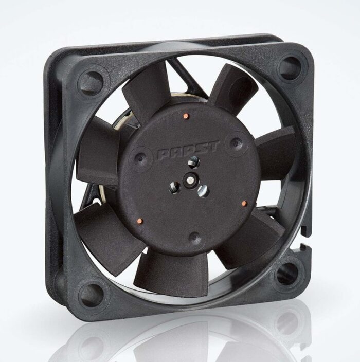 8006891675 412FH, Fan Tubeaxial 12VDC Square - 40mm L x 40mm H Sintec 5.3 CFM (0.148m³/min) 2 Wire Leads Hirschmann — изображение 3