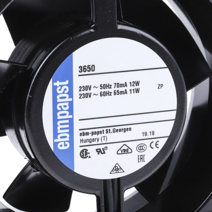 8008646865 3650, FAN AXIAL 92X38MM 230VAC WIRE Hirschmann — изображение 5