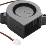 8012446229 RQU4020MS 24VDC, Вентилятор-улитка DC типа RQU, 40х40х20 мм, 6200 об./мин., 23.89 дБ, 24 В, 0.10 А, 2.4 Вт, PBT Hirschmann