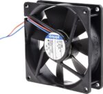 8407985661 3414NGM,DC Axial Fan, 24 V, Square, 92 mm, 25 mm, Sleeve Bearing, 42.4 CFM Hirschmann