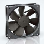 8009101534 3414N, 3400 N Series Axial Fan, 24 V dc, DC Operation, 84m³/h, 2.3W, 100mA Max, IP20, 92 x 92 x 25mm Hirschmann