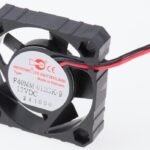 8009101782 F40MM-012GK-9, F40 Series Axial Fan, 12 V dc, DC Operation, 9.25m³/h, 600mW, 80mA Max, 40 x 40 x 10mm Hirschmann