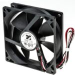 8009102321 FD2490-A1151E2AL, CeraDyna Series Axial Fan, 24 V dc, DC Operation, 108.2m³/h, 4.32W, 180mA Max, 92 x 92 x 25mm Hirschmann