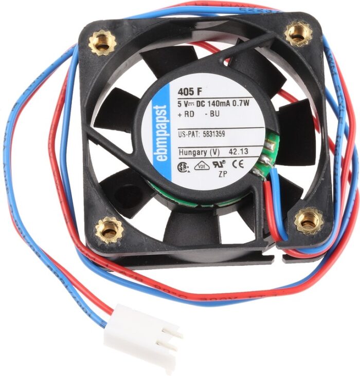 8009103038 405F-RS0, 400 F Series Axial Fan, 5 V dc, DC Operation, 8m³/h, 700mW, 40 x 40 x 10mm Hirschmann — изображение 3