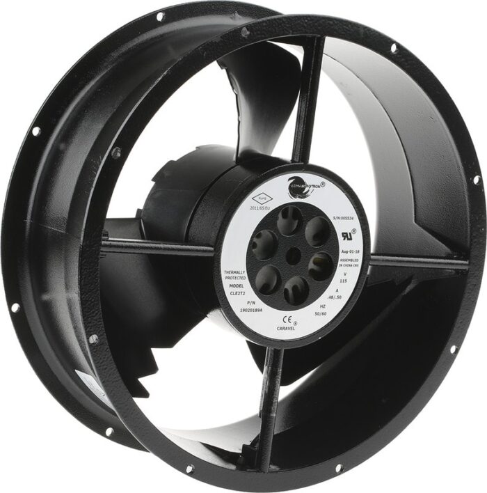 8050752754 Вентилятор COMAIR ROTRON CLE2T2 19020189A 115V 50/60Hz 0.48/0.50A 1400/1650RPM 254X89 Hirschmann — изображение 3