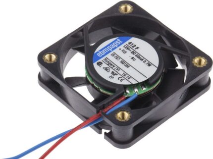 8009103609 412F-RS0, 400 F Series Axial Fan, 12 V dc, DC Operation, 8m³/h, 700mW, 40 x 40 x 10mm Hirschmann