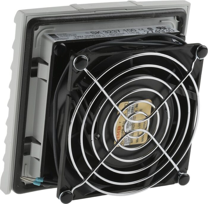 8009103736 3237100, SK Series Filter Fan, 230 V ac, ac Operation, 18m³/h Filtered, 20m³/h Unimpeded, IP54, 116.5 x 116.5mm Hirschmann — изображение 3