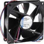 8009103936 3412NLE, 3400 N Series Axial Fan, 12 V dc, DC Operation, 61m³/h, 800mW, 92 x 92 x 25mm Hirschmann