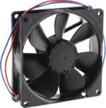 8006150466 3412NLE, Fan Tubeaxial 12VDC Square - 92mm L x 92mm H Ball 35.9 CFM (1.01m³/min) 2 Wire Leads Hirschmann — изображение 5