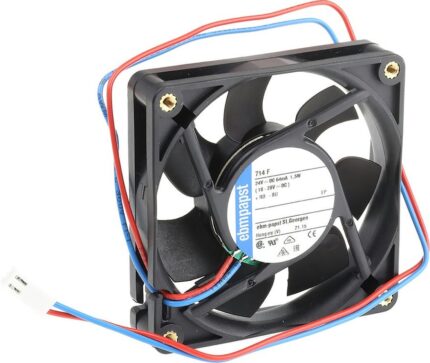 8009104097 714F-RS0, 700 F Series Axial Fan, 24 V dc, DC Operation, 44m³/h, 1.5W, 70 x 70 x 15mm Hirschmann