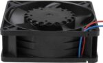 8006099871 3312NNU, Fan Tubeaxial 12VDC Square - 92mm L x 92mm H Ball 47.0 CFM (1.32m³/min) 2 Wire Leads Hirschmann — изображение 4
