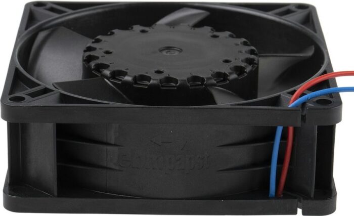 8006099871 3312NNU, Fan Tubeaxial 12VDC Square - 92mm L x 92mm H Ball 47.0 CFM (1.32m³/min) 2 Wire Leads Hirschmann — изображение 4