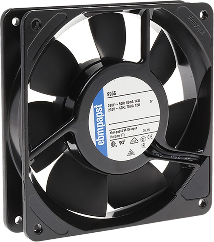 doc021237699 8009320621 4656Z-KR1, 4000 Z Series Axial Fan Kit, 230 V ac, AC Operation, 160m³/h, 19W, 119 x 119 x 38mm Hirschmann — изображение 1