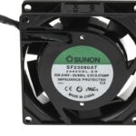 8009200308 2082HBL.GN, SF Series Axial Fan, 230 V ac, AC Operation, 31m³/h, 13.5W, 70mA Max, 80 x 80 x 25mm Hirschmann