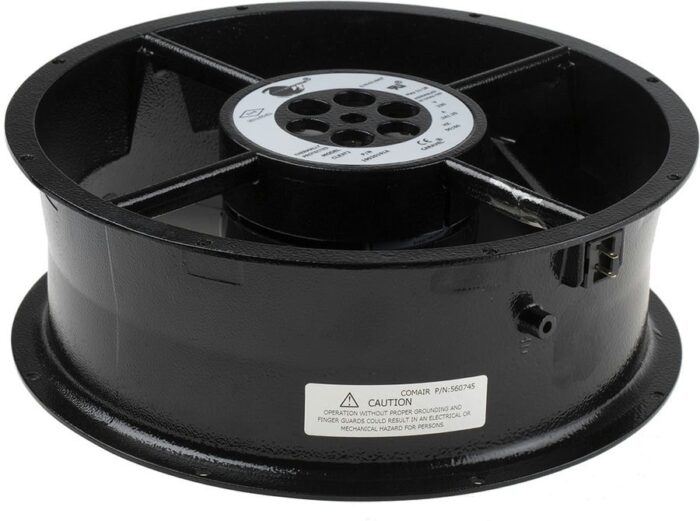 8009200374 CLE3T2 19020191A, Caravel Series Axial Fan, 230 V ac, AC Operation, 935m³/h, 60W, 250mA Max, 254 x 88.9mm Hirschmann — изображение 3