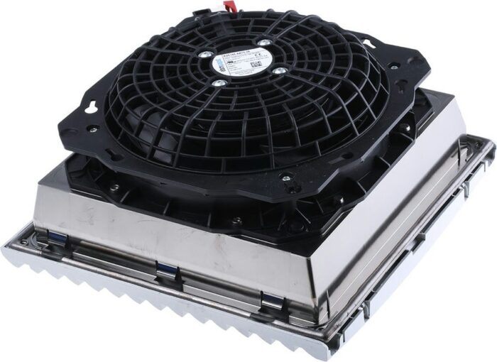 8009200382 3240600, SK Series Filter Fan, 230 V ac, AC Operation, 121-165m³/h Filtered, 180m³/h Unimpeded, IP54, 255 x 255mm Hirschmann — изображение 2