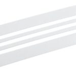 8009239179 2543235, Grey Steel Vent Grille, Parallel Slat, 110 x 330mm Hirschmann