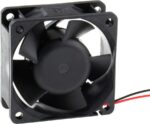 8009482185 PMD1206PTVX-A.U.GN, PMD Series Axial Fan, 12 V dc, DC Operation, 68m³/h, 5.4W, 446mA Max, 60 x 60 x 25mm Hirschmann