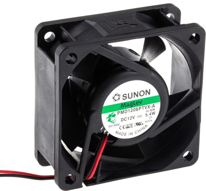 8009482185 PMD1206PTVX-A.U.GN, PMD Series Axial Fan, 12 V dc, DC Operation, 68m³/h, 5.4W, 446mA Max, 60 x 60 x 25mm Hirschmann — изображение 2