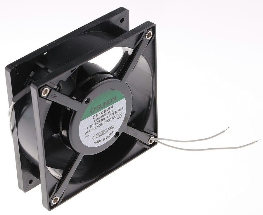 doc021241582 8009482320 SP109WR-1123HSL.GN, SP Series Axial Fan, 115 V ac, AC Operation, 144.4m³/h, 20W, 220mA Max, 120 x 120 x 38mm Hirschmann — изображение 1