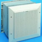 8009482478 TX6WL T-Series Square Wall Mounted Extractor Fan, Intake, 395m³/h, 43dB(A), Duct Size 150mm Hirschmann