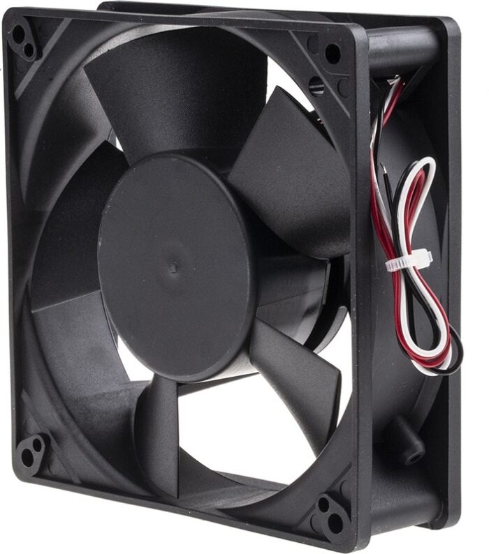 8009482496 FD2413-A1251G2AL, CeraDyna Series Axial Fan, 24 V dc, DC Operation, 333m³/h, 20.4W, 1.7A Max, 127 x 127 x 38mm Hirschmann — изображение 2