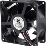 8009482499 FD2490-A3151G2AL, CeraDyna Series Axial Fan, 24 V dc, DC Operation, 207.7m³/h, 16.32W, 680mA Max, 92 x 92 x 38mm Hirschmann