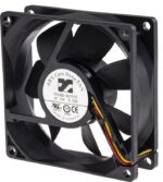 8009482500 FD2480-A0151E3AL, CeraDyna Series Axial Fan, 24 V dc, DC Operation, 69m³/h, 3.84W, 160mA Max, 80 x 80 x 25mm Hirschmann