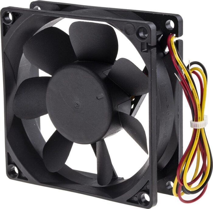 8009482500 FD2480-A0151E3AL, CeraDyna Series Axial Fan, 24 V dc, DC Operation, 69m³/h, 3.84W, 160mA Max, 80 x 80 x 25mm Hirschmann — изображение 2