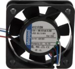 8009482659 412 F/2H-038, 400 F Series Axial Fan, 12 V dc, DC Operation, 9m³/h, 800mW, 40 x 40 x 10mm Hirschmann