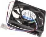 8004985480 712F/2L-005, DC Fans Tubeaxial Fan, 70x70x15mm, 12VDC, 16.5CFM, Speed Signal/Open Collector Output Hirschmann — изображение 2