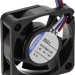 8009482770 252/2N, 250 Series Axial Fan, 12 V dc, DC Operation, 3.4m³/h, 500mW, 25 x 25 x 8mm Hirschmann