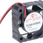 8803904868 F41MM-005XK-9,DC Axial Fan, 5 V, Square, 41 mm, 12 mm, Ball Bearing, 4.944 CFM Hirschmann