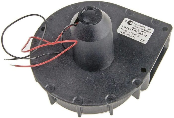 8009483315 U97EM-012KK-3, U97EM Series Centrifugal Fan, 12 V dc, 9.5L/s, DC Operation, 98 x 136 x 105mm Hirschmann — изображение 2