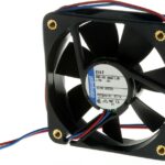 8009483906 614F-RS0, 600 F Series Axial Fan, 24 V dc, DC Operation, 29m³/h, 1.1W, 60 x 60 x 15mm Hirschmann