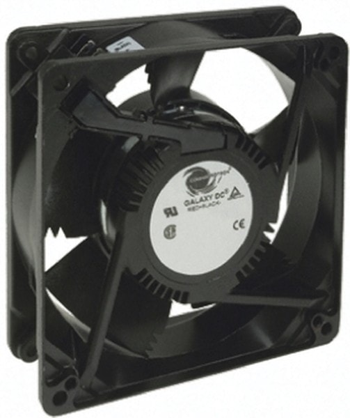 doc021259899 8009483937 GL12B4 19031074A, Galaxy Series Axial Fan, 12 V dc, DC Operation, 255m³/h, 15W, 1.25A Max, 127 x 127 x 38mm Hirschmann — изображение 1