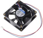 8009483987 8414NGH-RS0, 8400 N Series Axial Fan, 24 V dc, DC Operation, 79m³/h, 2.8W, 80 x 80 x 25mm Hirschmann