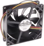 8006978241 9S0912L4011, Fan Tubeaxial 12VDC Square - 92mm L x 92mm H Ball 29.3 CFM (0.820m³/min) 3 Wire Leads Hirschmann