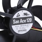 8920349081 9S1212L4011, DC Axial Fan, 12 V, Square, 120 mm, 25 mm, Ball Bearing, 48.1 CFM Hirschmann — изображение 4