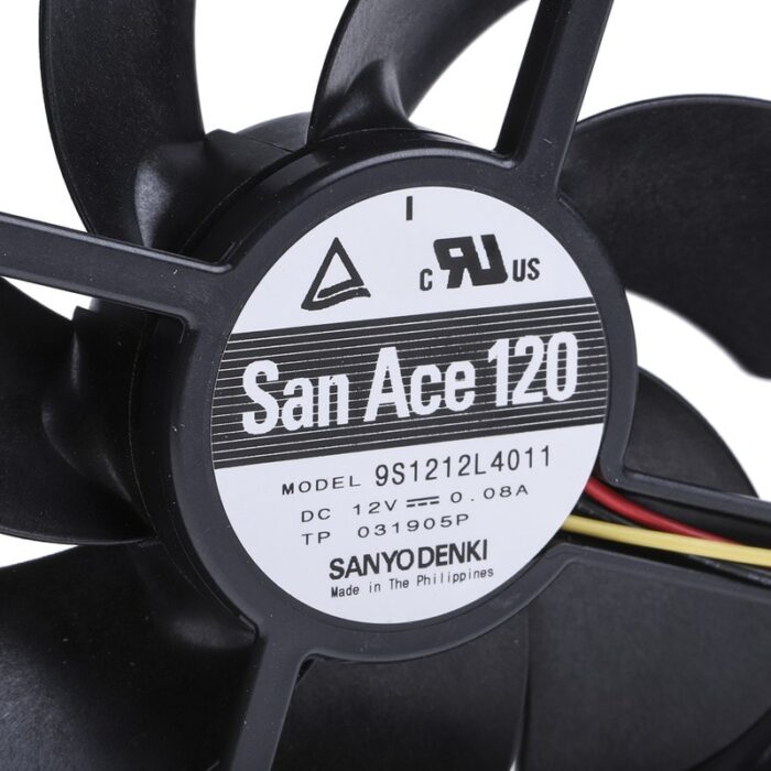 8920349081 9S1212L4011, DC Axial Fan, 12 V, Square, 120 mm, 25 mm, Ball Bearing, 48.1 CFM Hirschmann — изображение 4