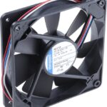 8009484121 4412F/2-RS0, 4400 F Series Axial Fan, 12 V dc, DC Operation, 170m³/h, 5.3W, 119 x 119 x 25mm Hirschmann