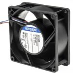 8009484122 3212J/2H-RS0, 3200 J - S-Force Series Axial Fan, 12 V dc, DC Operation, 146m³/h, 9W, 92 x 92 x 38mm Hirschmann