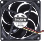 8049571599 Вентилятор Sanyo Denki San Ace 92 9GA0924P4J03 24V DC 0.2A 92X25 4pin Hirschmann — изображение 5