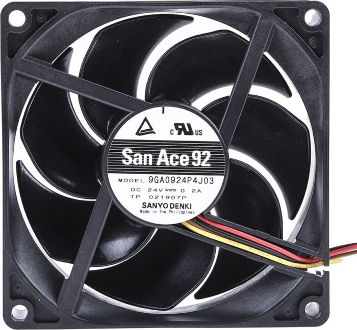 8049571599 Вентилятор Sanyo Denki San Ace 92 9GA0924P4J03 24V DC 0.2A 92X25 4pin Hirschmann — изображение 5
