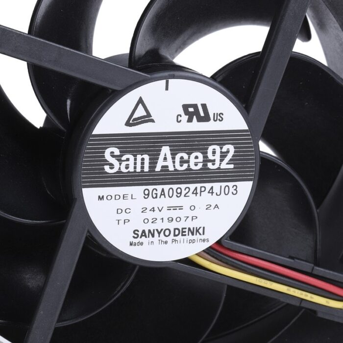 8049571599 Вентилятор Sanyo Denki San Ace 92 9GA0924P4J03 24V DC 0.2A 92X25 4pin Hirschmann — изображение 6